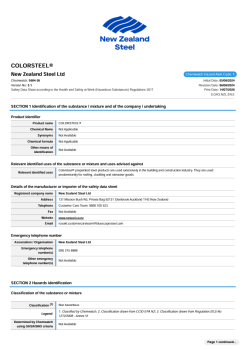 Colorsteel cover